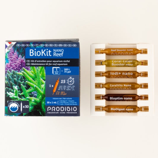 Prodibio BioKit Reef Nano - Maintenance kit for reef aquariums (No expiry date)