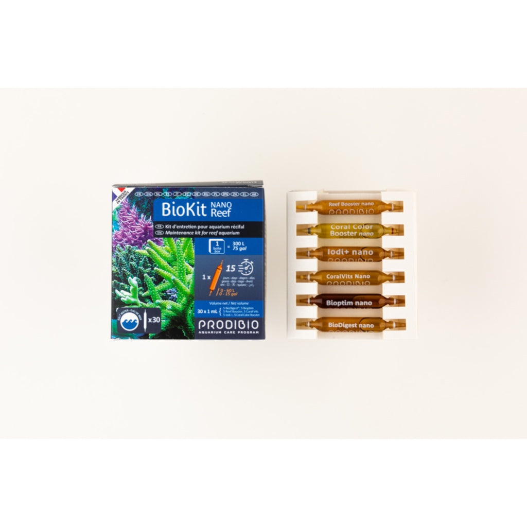 Prodibio BioKit Reef Nano - Maintenance kit for reef aquariums (No expiry date)