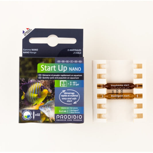 Prodibio Start Up Nano - Live beneficial bacteria for fast cycling (Biodigest + Stop Ammo)