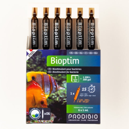 Prodibio Bioptim - Nutrient and optimisation for aquarium beneficial bacteria performance (No expiry date)