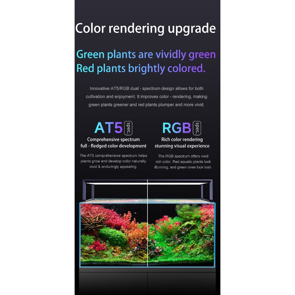 [NETLEA] AT5S Series Aquarium WRGB LED Light for Planted Aquarium