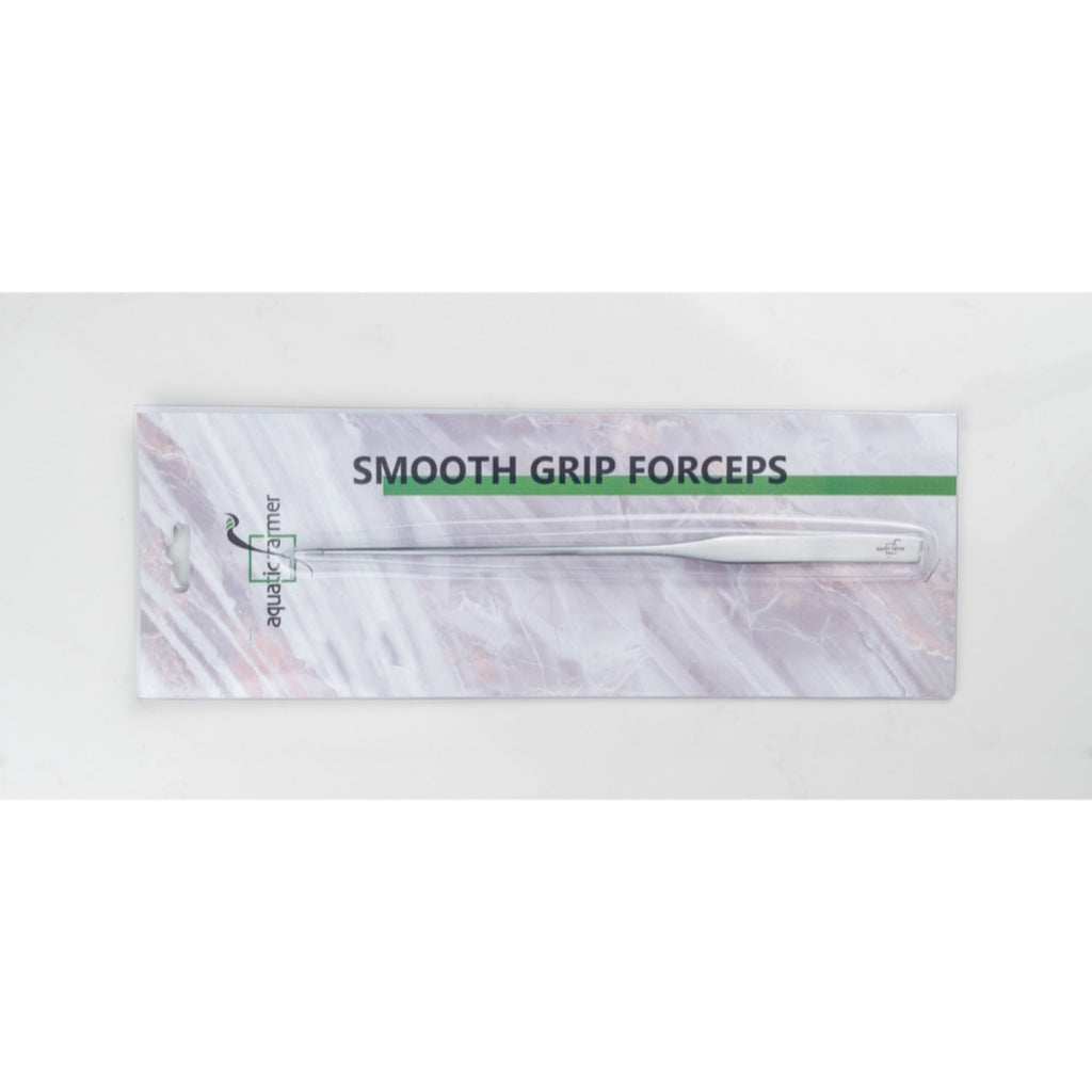 Smooth Grip Forceps Aquascaping Tweezers by Aquatic Farmer - Stainless Steel Aquascaping Tools 2.0 (Surgical Grade)