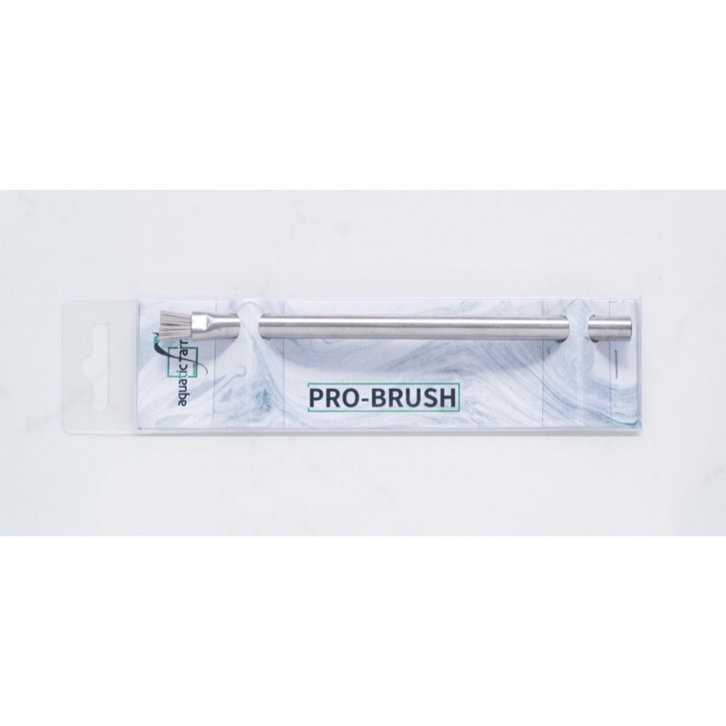 Pro Brush by Aquatic Farmer - Stainless Steel Aquascaping Tools 2.0 (Surgical Grade)