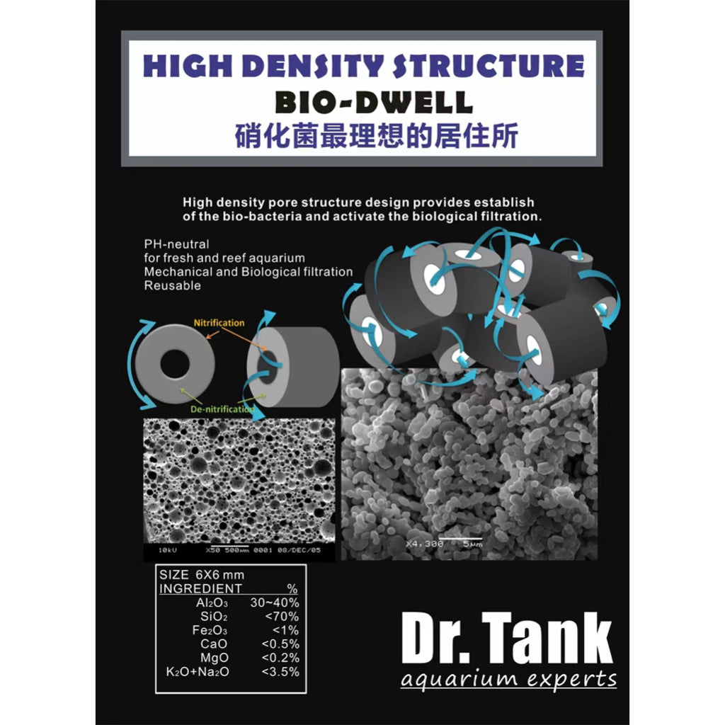 Dr Tank Bio-Dwell Mini Highly Porous Biological Media for Aquariums (300ml)