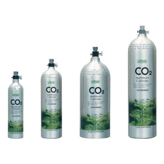 ISTA ALUMINUM CO2 CYLINDER 0.5L 1L 2L 3L (FACE UP)