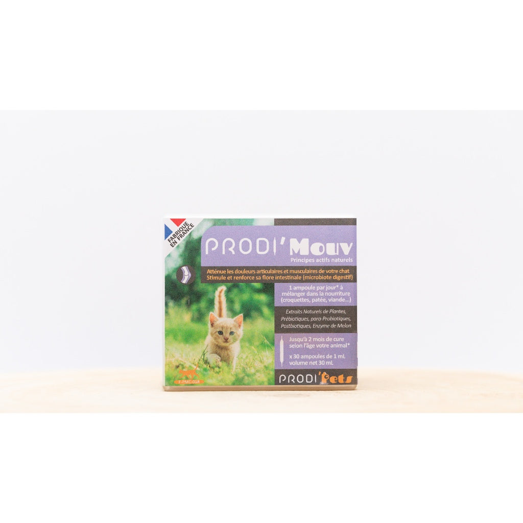 Prodi'Mouv Cat 30 vials – Probiotics And Plant Extracts Against Joint And Muscle Pain